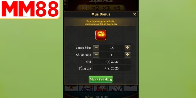 Bonus game phần thưởng khủng