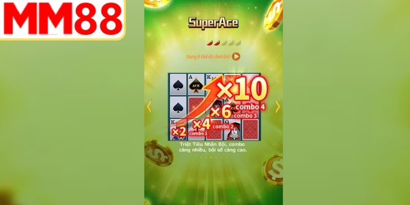 Nổ hũ Supper Ace giao diện đẹp mắt